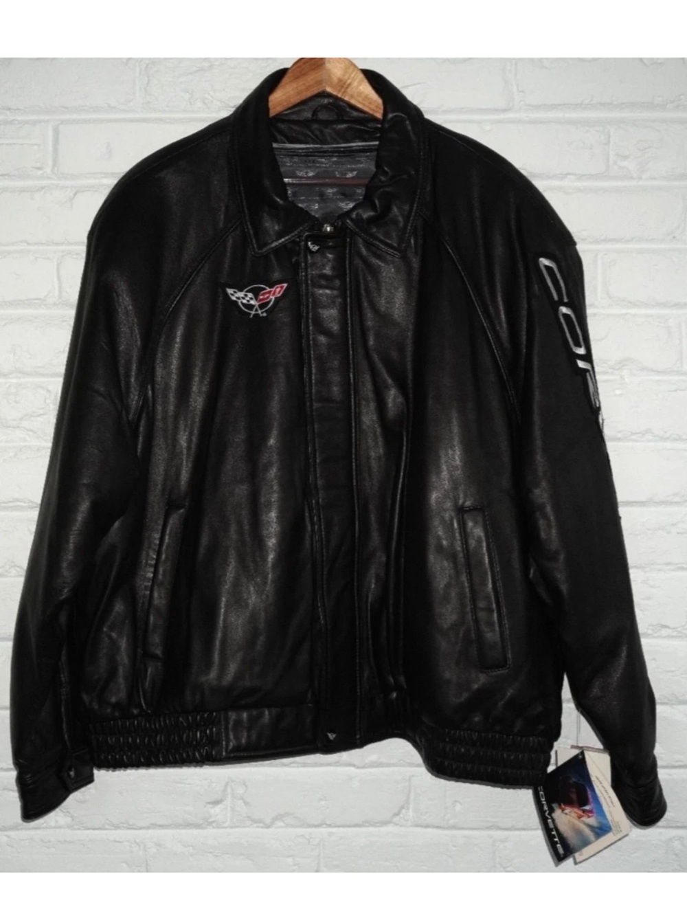 Corvette Black Logo Bomber Jacket Size: 3XL NWT GM Licensed Men's